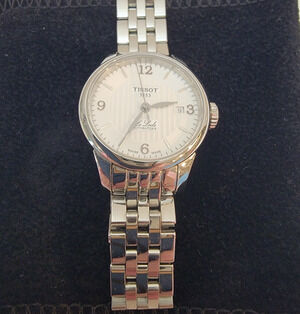 Tissot Le Locle Automatic Ladies Swiss Made 25mm L134/234 Silver Dial Date